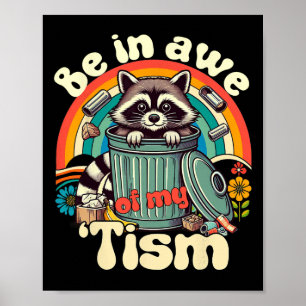 Póster Autismo Divertido Estar Asombrado De Mi Tism Meme