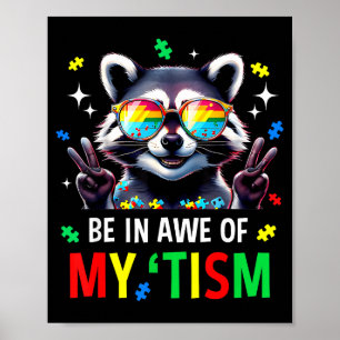 Póster Autismo Divertido Estar Asombrado De Mi Tism Meme