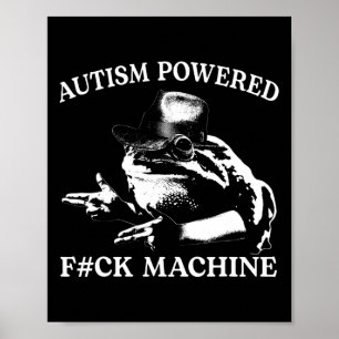 Póster Autismo impulsado por la broma de un falso meme de