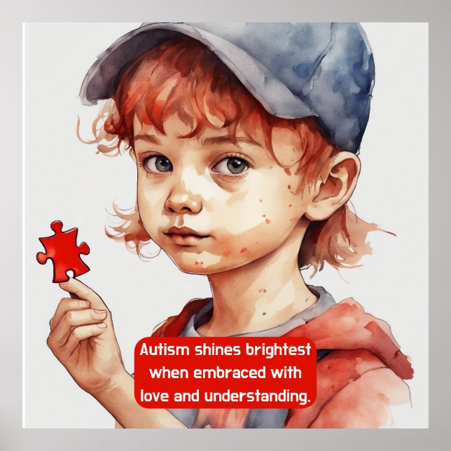 Póster Autismo- Mantener o diseñar el propio (Frente)