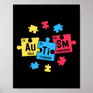 Póster Autismo Para Los Profesores Sped Elementos De Tabl