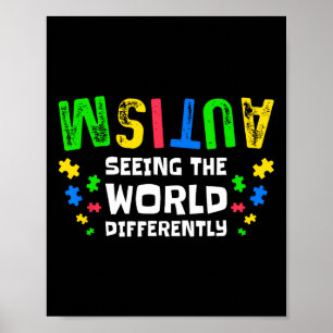 Póster Autismo viendo el mundo de manera diferente Neurod
