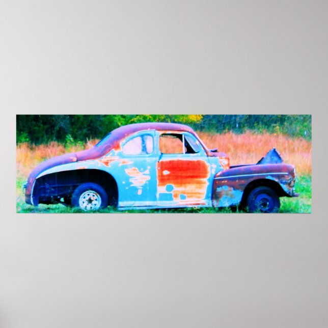 Póster Auto abandonado (Frente)
