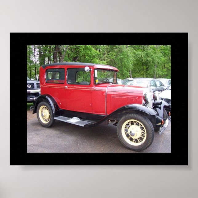Póster Auto antiguo (Frente)
