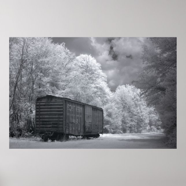 Póster Auto de caja abandonada (Frente)