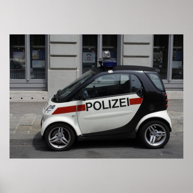 Póster Auto de Smart Polizei (Frente)