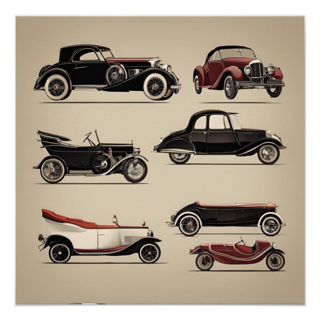 Póster Auto  Desing CLASSIC  (Anverso)