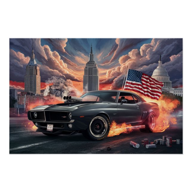 Poster Auto Drapeaux 07 (Anverso)