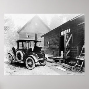 Póster Auto eléctrico temprano: 1919