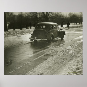 Póster Auto en la carretera