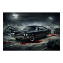 Poster Auto Noir 03