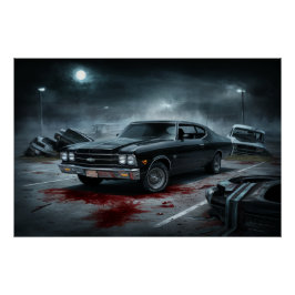 Poster Auto Noir 06