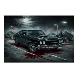 Poster Auto Noir 09