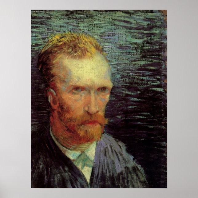 Póster Auto retrato de Vincent van Gogh, Bella Artes de l (Frente)
