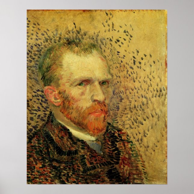 Póster Auto retrato de Vincent van Gogh, Bella Artes de l (Frente)