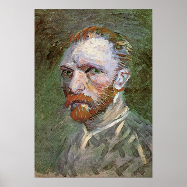 Póster Auto retrato de Vincent van Gogh, Bella Artes de l (Frente)