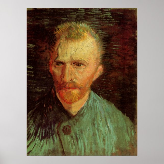 Póster Auto retrato de Vincent van Gogh, Bella Artes de l (Frente)