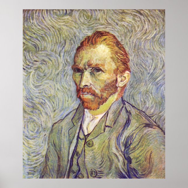 Póster Auto-retrato Vincent Willem van Gogh (Frente)