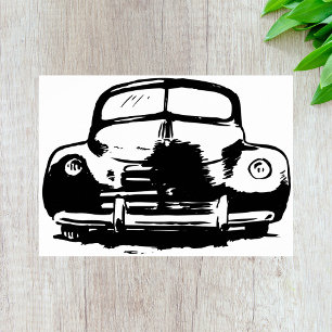 Póster Auto retro