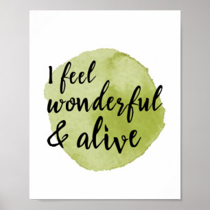 Póster autoamor positivo vibes palabras para autocuidado