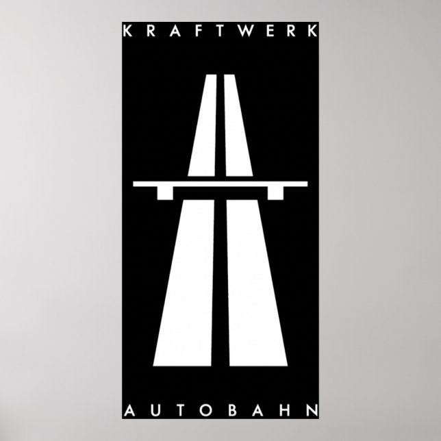 Póster Autobahn Kraftwerk Inspirado (Frente)
