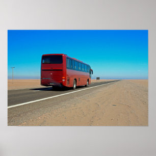 Póster Autobús Atacama, Chile