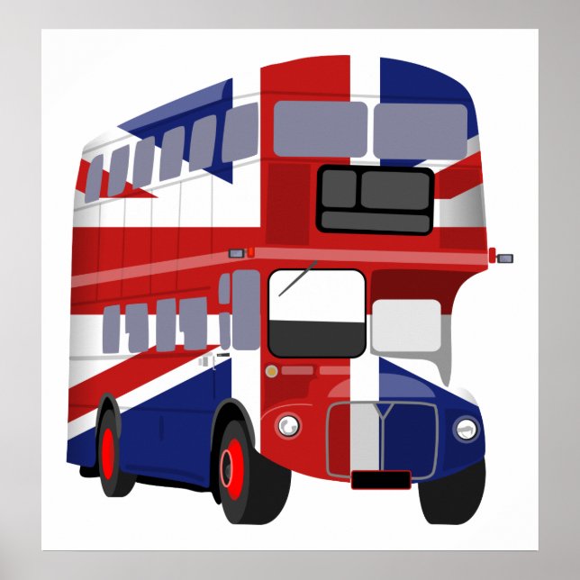 Póster Autobús británico (Frente)