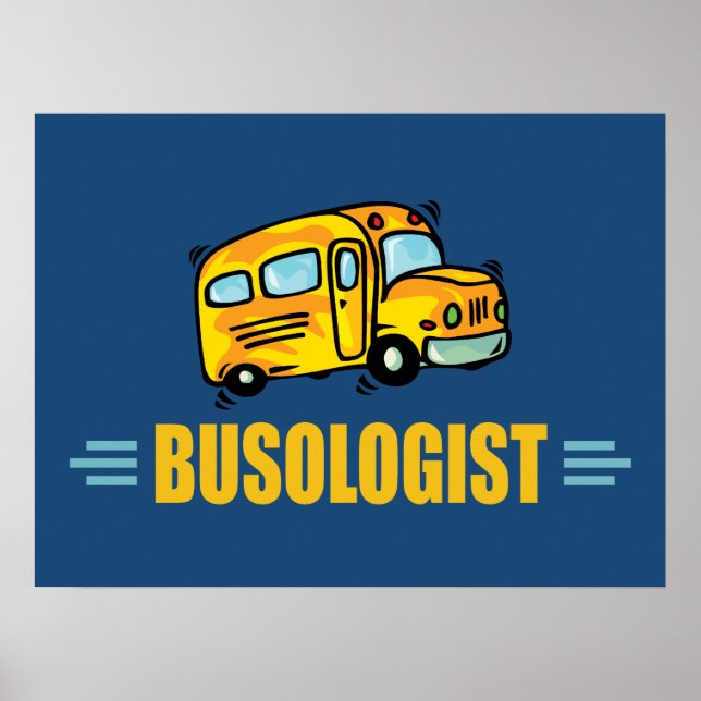 Póster Autobús divertido (Frente)