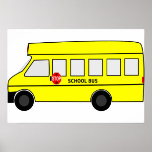 Póster Autobús escolar