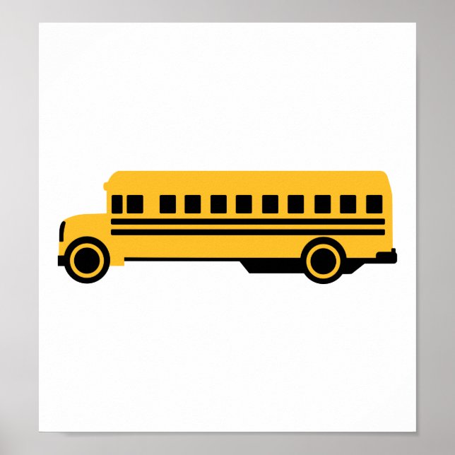 Póster Autobús escolar (Frente)