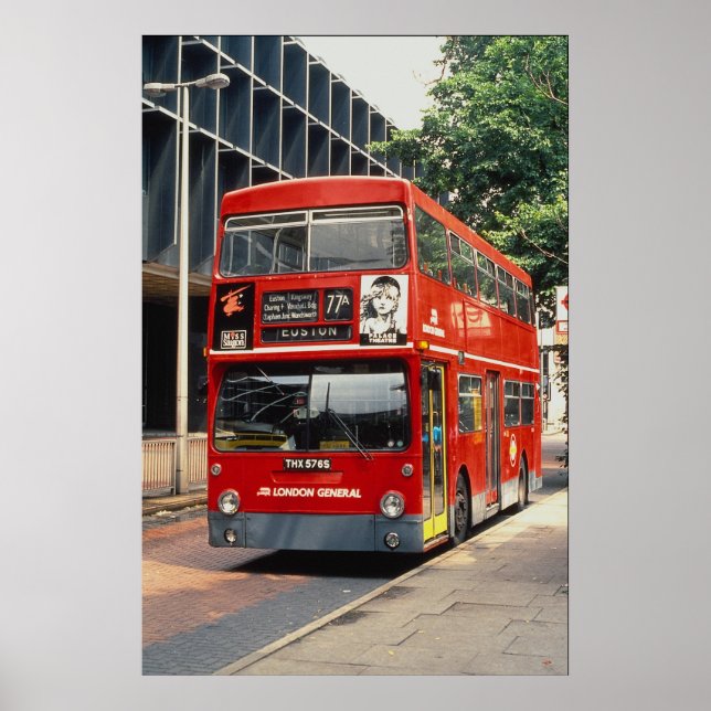 Póster Autobuses de Londres Daimler descansa entre debere (Frente)