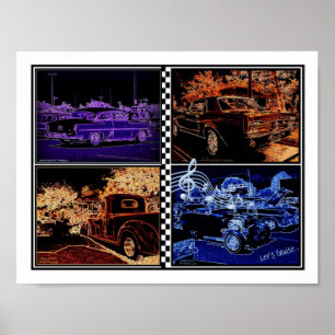 Póster Autocinema con las obras clásicas