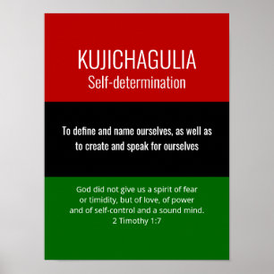 Póster Autodeterminación del personalizado KUJICHAGULIA K