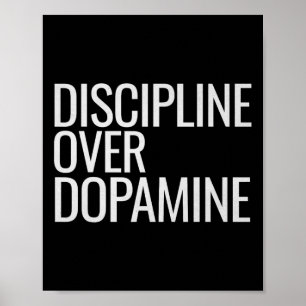 Póster Autodisciplina sobre la motivación del entrenamien