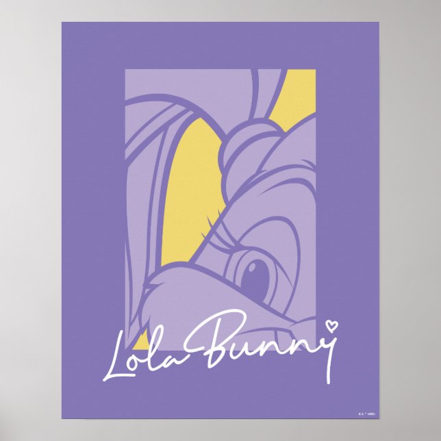 Póster Autografo de retrato de Lola (Frente)