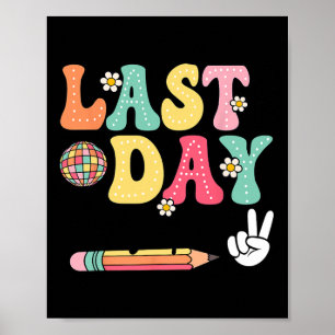 Póster Autógrafos del Último Día 2024-2025 Groovy Lindos