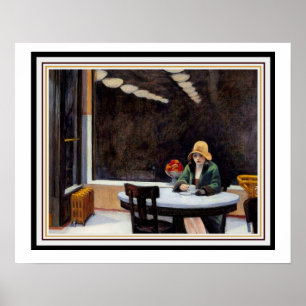 Póster Automat de Edward Hopper 16 x 20