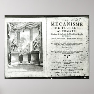 Póster Automatons, illustration of the frontispiece