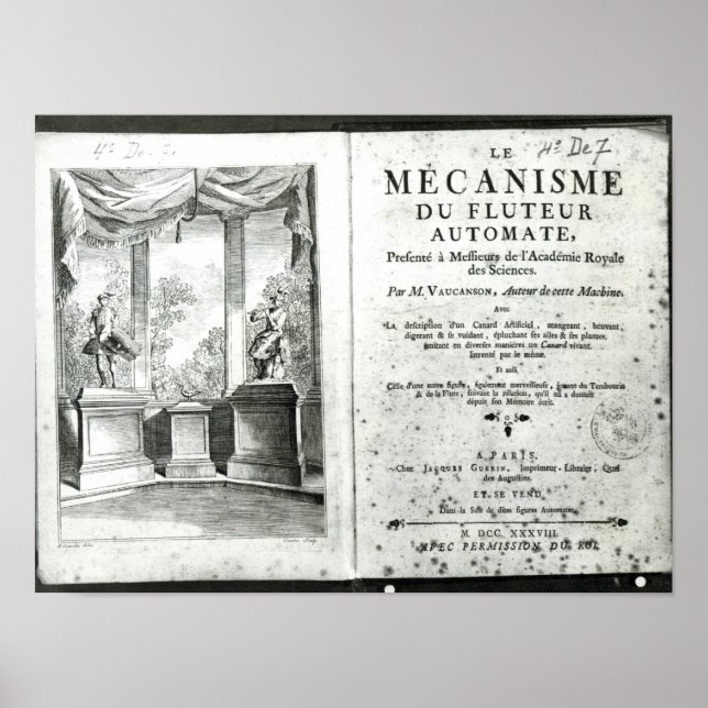 Póster Automatons, illustration of the frontispiece (Frente)