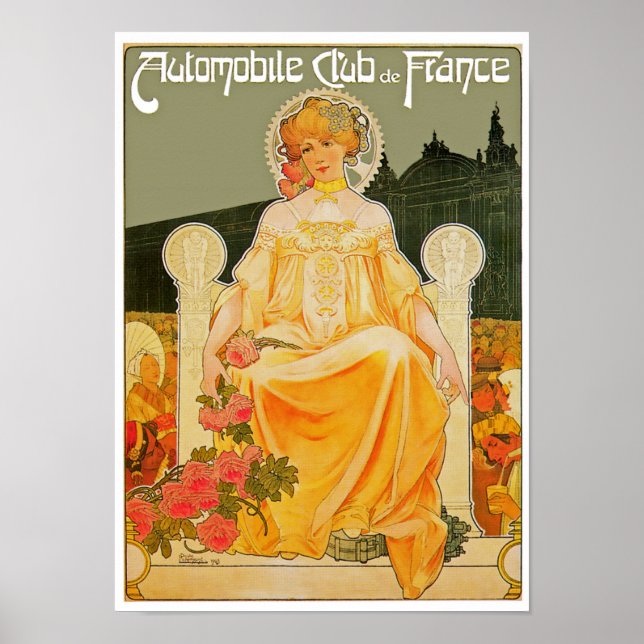 Póster Automobile Club de Francia (Frente)