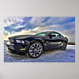 Póster Automobile Muscle Car Mustang
