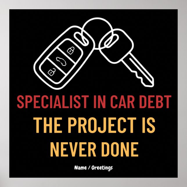 Póster Automotive Key Art The Project Is Never Done (Frente)