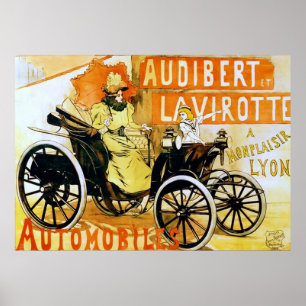 Póster Automóviles Audibert y Lavirotte.