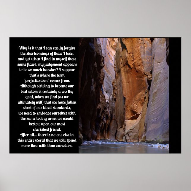 Póster Autoperdón Inspirador (Frente)