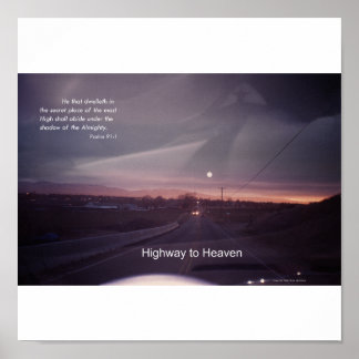 Póster Autopista Psalm 91 al cielo