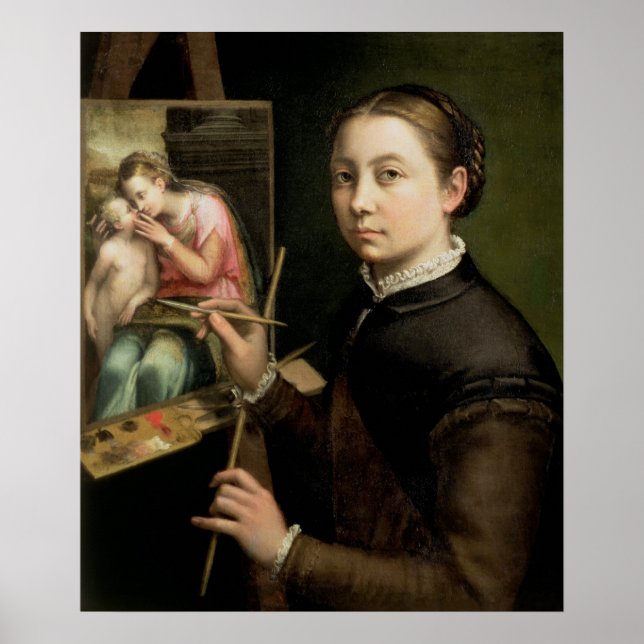 Póster Autoretrato, 1556 (Frente)