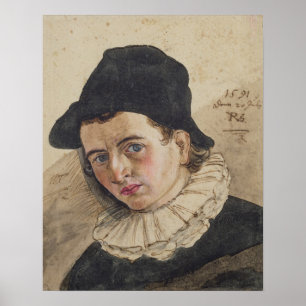 Póster Autoretrato, 1591