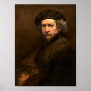 Póster Autoretrato, 1659 por Rembrandt van Rijn