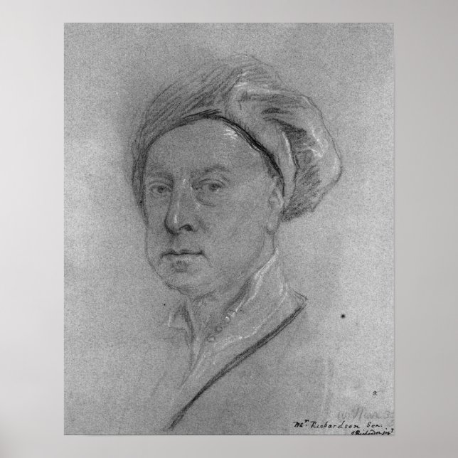 Póster Autoretrato, 1734-35 (Frente)