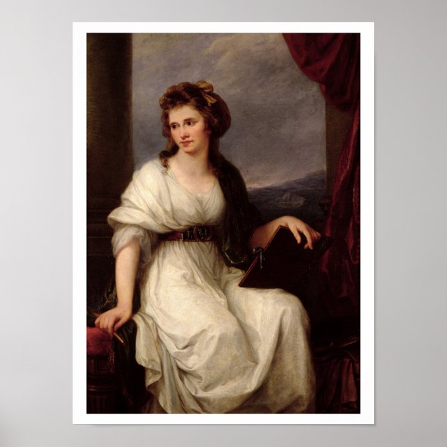 Póster Autoretrato, 1787 (aceite sobre lienzo) (Frente)